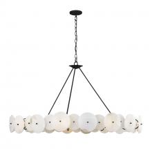 Varaluz 370C09MB - Cosmos 9-Lt   Chandelier - Matte Black