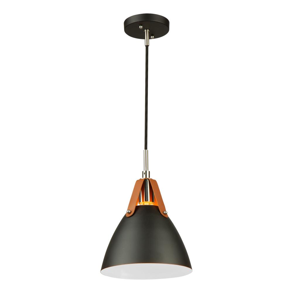 Tote 1 Light Pendant Black