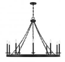 Savoy House 1-4405-10-89 - Seville 10-Light Chandelier in 
Matte Black