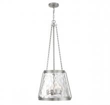 Savoy House 7-1804-4-SN - Crawford 4-Light Pendant in Satin Nickel