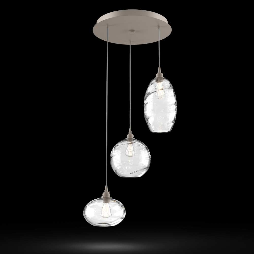 Misto Round 3pc Multi-Pendant