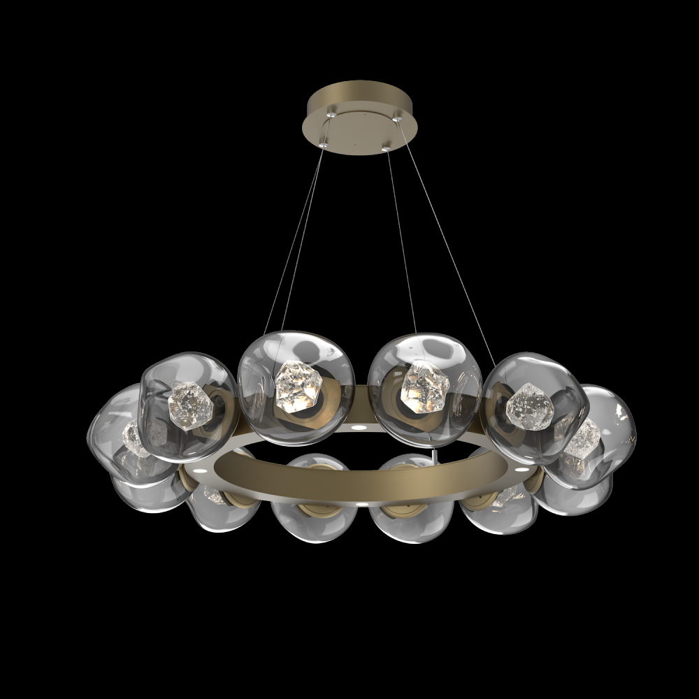 Luna Radial Ring Chandelier