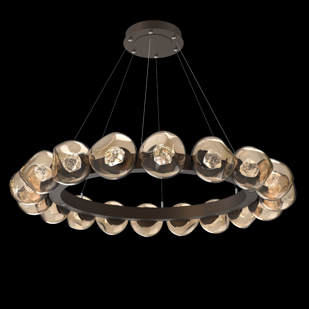 Luna Radial Ring Chandelier