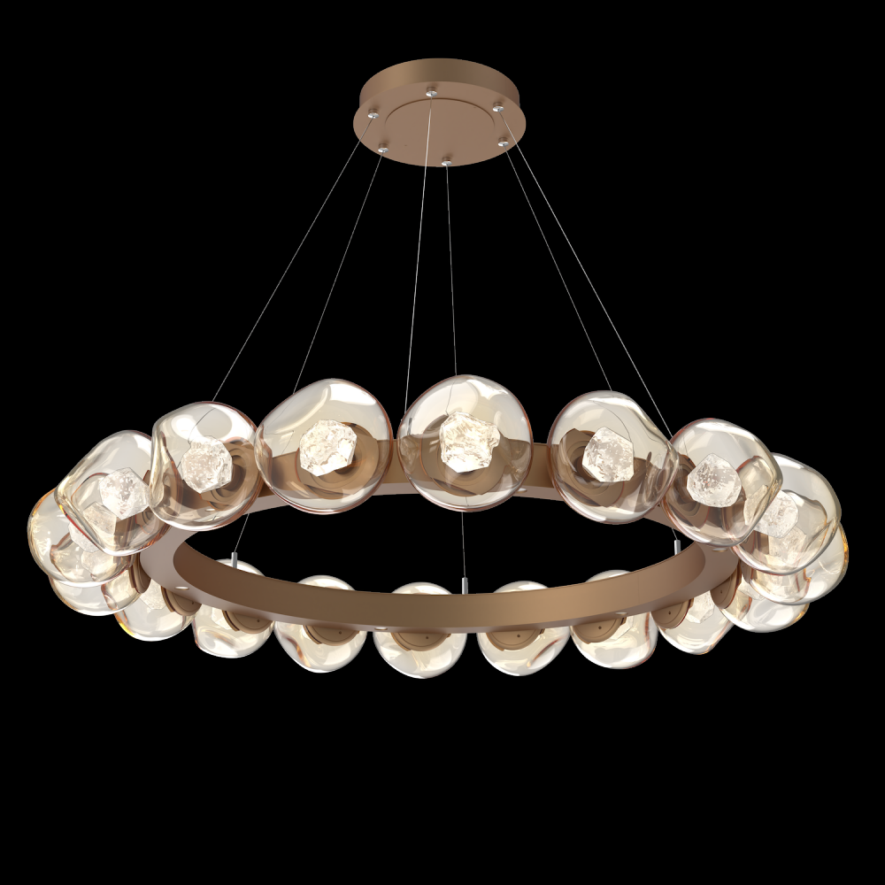 Luna Radial Ring Chandelier