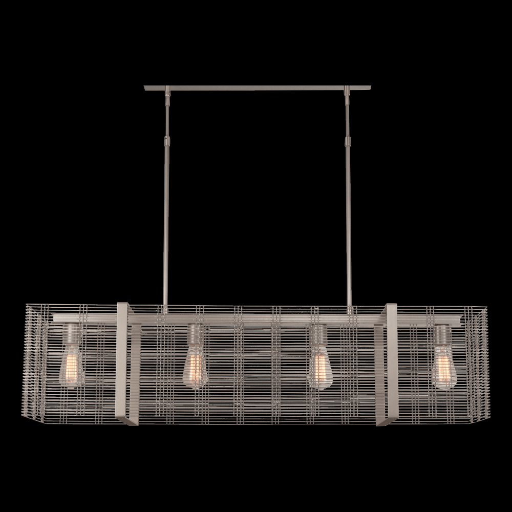 Downtown Mesh Linear Suspension-74-Novel Brass