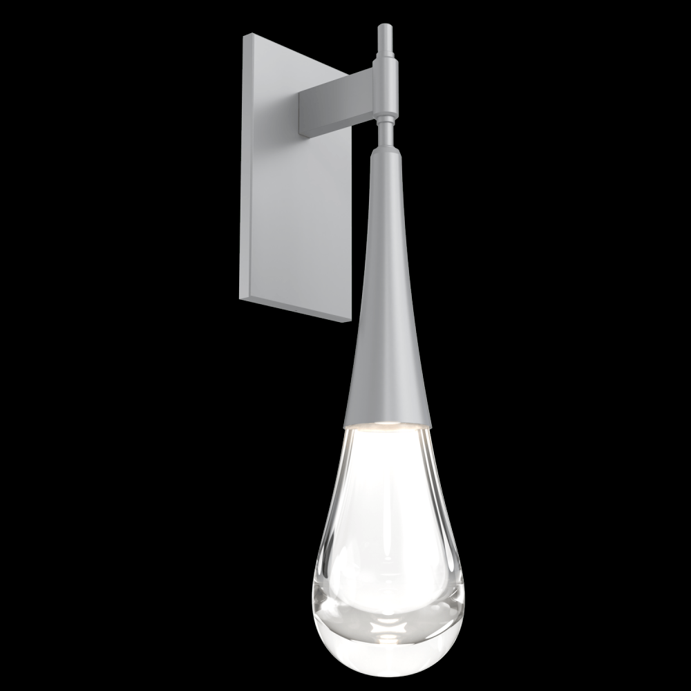 Raindrop Sconce-Classic Silver-Blown Glass