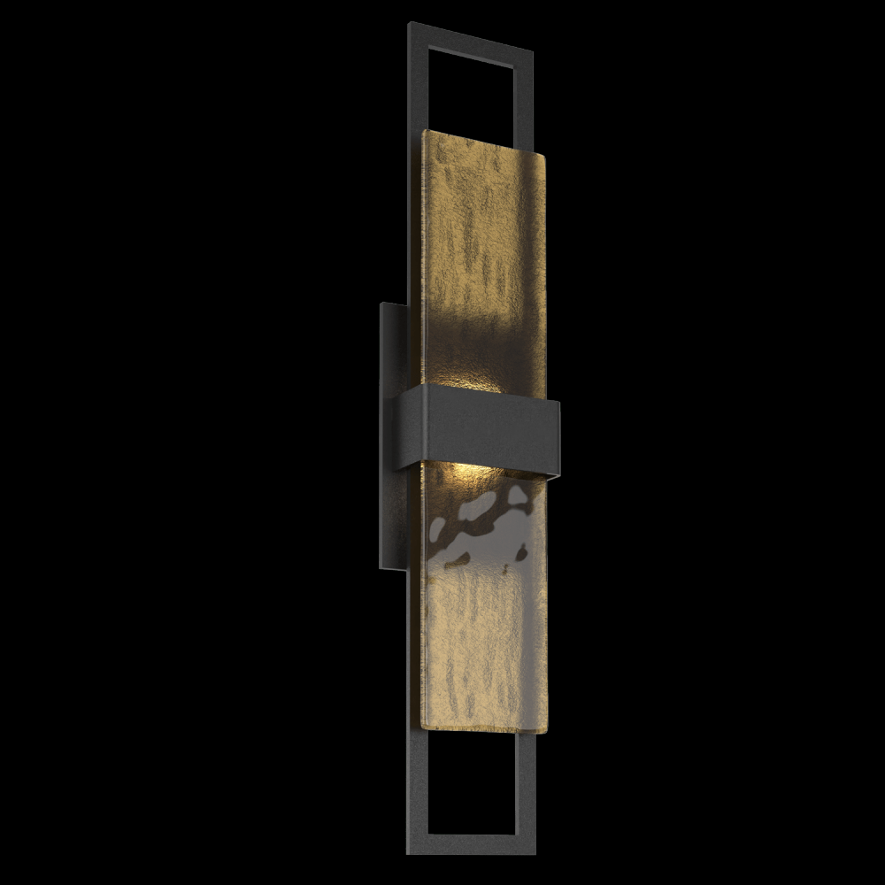 Sasha 28" Sconce-Textured Black-Bronze Granite