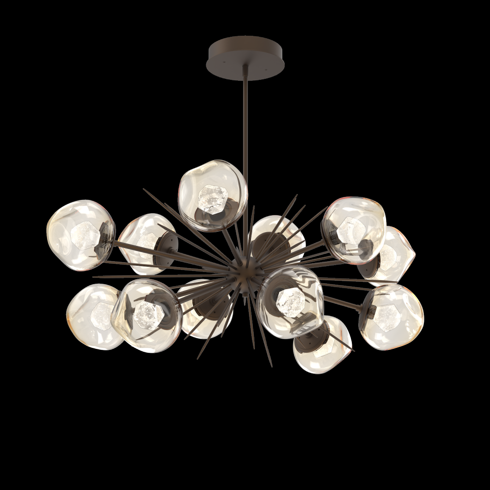 Luna Oval Starburst Chandelier