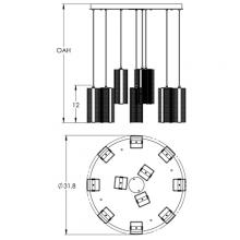 Hammerton CHB0020-11-FB-0-C01-E2 - Downtown Mesh Round Multi-Port-11