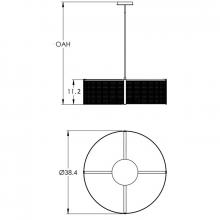 Hammerton CHB0020-38-BS-0-001-E2 - Downtown Mesh Drum - 38-Inch