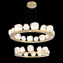 Hammerton CHB0039-2B-GB-A-CA1-L3 - Two Tier Gem Ring Chandelier-2B