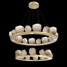 Hammerton CHB0039-2B-GB-B-CA1-L1 - Two Tier Gem Ring Chandelier-2B