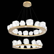 Hammerton CHB0039-2B-GB-C-CA1-L1 - Two Tier Gem Ring Chandelier-2B