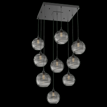 Hammerton CHB0047-09-MB-OS-C01-E2 - Terra Square 9pc Multi-Pendant