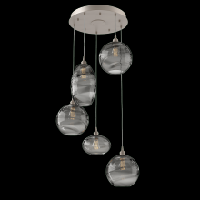 Hammerton CHB0048-05-BS-OS-C01-E2 - Misto Round 5pc Multi-Pendant