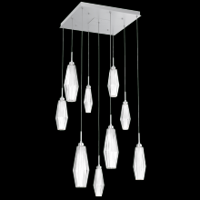 Hammerton CHB0049-09-CS-RC-C01-L1 - Aalto Square 9pc Multi-Pendant