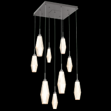 Hammerton CHB0049-09-GP-RA-C01-L1 - Aalto Square 9pc Multi-Pendant