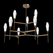 Hammerton CHB0049-54-FB-RC-001-L1 - Aalto Round Chandelier-54-Flat Bronze