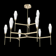 Hammerton CHB0049-54-GB-RC-001-L3 - Aalto Round Belvedere Chandelier-54-Gilded Brass