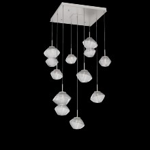 Hammerton CHB0089-09-BS-C-C01-L3 - Mesa Square Pendant Chandelier