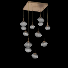 Hammerton CHB0089-09-NB-S-C01-L3 - Mesa Square Pendant Chandelier