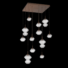 Hammerton CHB0089-12-BB-C-C01-L1 - Mesa Square Pendant Chandelier