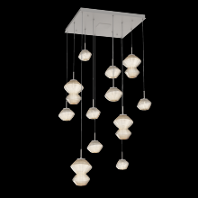 Hammerton CHB0089-12-BS-A-C01-L3 - Mesa Square Pendant Chandelier