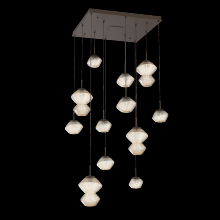 Hammerton CHB0089-12-FB-A-C01-L1 - Mesa Square Pendant Chandelier