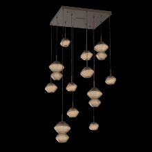 Hammerton CHB0089-12-FB-B-C01-L1 - Mesa Square Pendant Chandelier