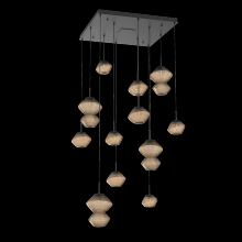 Hammerton CHB0089-12-MB-B-C01-L3 - Mesa Square 12pc Multi-Pendant