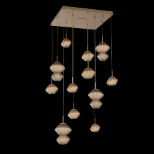 Hammerton CHB0089-12-NB-B-C01-L3 - Mesa Square Pendant Chandelier