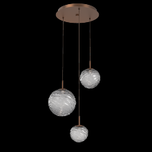 Hammerton CHB0092-03-BB-S-C01-L1 - Gaia Round Pendant Chandelier