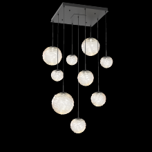 Hammerton CHB0092-09-MB-A-C01-L1 - Gaia Square Multi-Pendant Chandelier