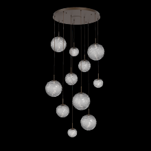 Hammerton CHB0092-11-FB-S-C01-L1 - Gaia Round Pendant Chandelier