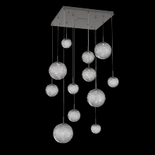 Hammerton CHB0092-12-GP-S-C01-L1 - Gaia Square Multi-Pendant Chandelier