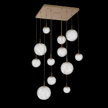 Hammerton CHB0092-12-NB-C-C01-L1 - Gaia Square Multi-Pendant Chandelier