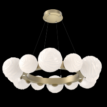 Hammerton CHB0092-39-GB-WL-CA1-L3 - Gaia Radial Ring Chandelier