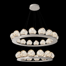 Hammerton CHB0095-2B-BS-GA-CA1-L1 - Luna Two-Tier Ring