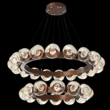 Hammerton CHB0095-2T-BB-FA-CA1-L3 - Luna Radial Ring Chandelier