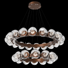 Hammerton CHB0095-2T-BB-FC-CA1-L3 - Luna Radial Ring Chandelier