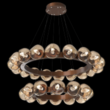 Hammerton CHB0095-2T-BB-GB-CA1-L3 - Luna Radial Ring Chandelier