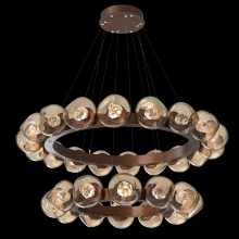 Hammerton CHB0095-2T-BB-ZB-CA1-L3 - Luna Radial Ring Chandelier