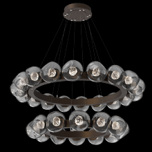 Hammerton CHB0095-2T-FB-FS-CA1-L1 - Luna Radial Ring Chandelier