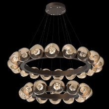 Hammerton CHB0095-2T-FB-ZB-CA1-L1 - Luna Radial Ring Chandelier