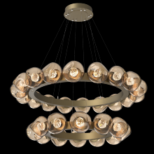 Hammerton CHB0095-2T-GB-FB-CA1-L1 - Luna Radial Ring Chandelier