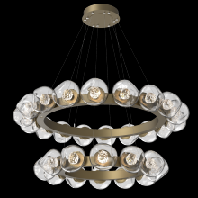 Hammerton CHB0095-2T-GB-FC-CA1-L3 - Luna Radial Ring Chandelier