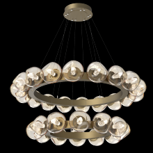 Hammerton CHB0095-2T-GB-GA-CA1-L3 - Luna Radial Ring Chandelier