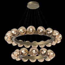 Hammerton CHB0095-2T-GB-GB-CA1-L3 - Luna Radial Ring Chandelier