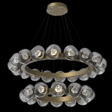 Hammerton CHB0095-2T-GB-ZS-CA1-L3 - Luna Radial Ring Chandelier