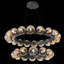 Hammerton CHB0095-2T-GP-GB-CA1-L1 - Luna Radial Ring Chandelier